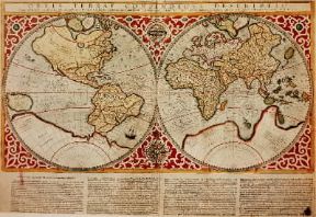 Cartografia. Il mappamondo di Mercatore del sec. XVI (Londra, British Museum).Londra, British Museum