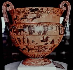Clizia. Il vaso FranÃ§ois (Firenze, Museo Archeologico).De Agostini Picture Library/C. Bevilacqua