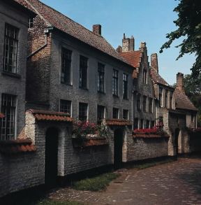 Beghinaggio di Bruges.De Agostini Picture Library