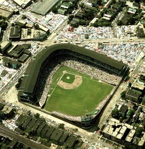 Chicago. Veduta aerea del Chigago Stadium.De Agostini Picture Library/N. Cirani