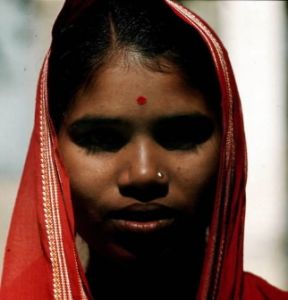Indiano . Donna varnali: un esempio di individuo appartenente al tipo indiano.De Agostini Picture Library/N. Cirani
