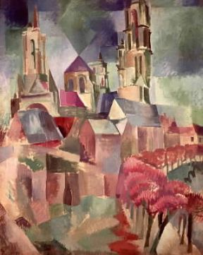 Robert Delaunay . Campanili di Laon (1911; Parigi, MusÃ©e National d'Art Moderne).De Agostini Picture Library/G. Dagli Orti