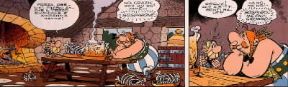 Asterix Le Gaulois. Vignetta tratta dall'edizione italiana. Les Editions A. RenÃ©