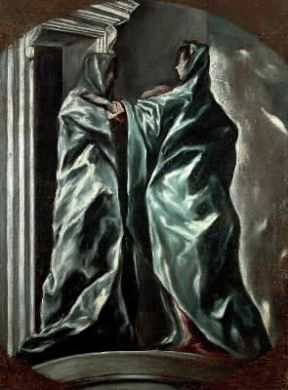 El Greco. La Visitazione (Washington, Dumbarton, Oaks Collection).Washington, Dumbarton Oaks Collection