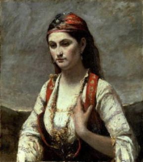 Jean-Baptiste Camille Corot. L'Albanese (New York, Brooklyn Museum).New York, Brooklyn Museum