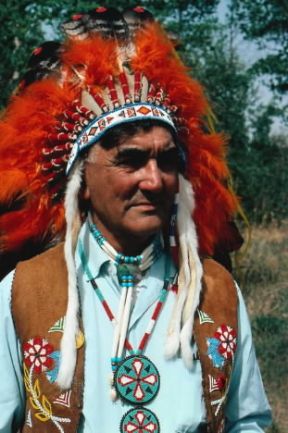 America. Capo indiano sioux.De Agostini Picture Library/M. Bertinetti