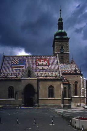Croazia. La chiesa di S. Marco a Zagabria.De Agostini Picture Library / C. Sappa