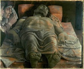Andrea Mantegna. Cristo morto (Milano, Brera).De Agostini Picture Library/G. Cigolini