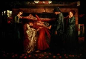 Dante Gabriel Rossetti. Il sogno di Dante (Liverpool, Walker Art Gallery).Liverpool, Walker Art Gallery