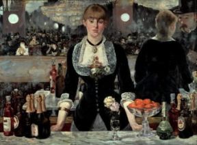 Edouard Manet. Il bar delle Folies-BergÃ¨re (Londra, Tate Gallery).Londra, Tate Gallery