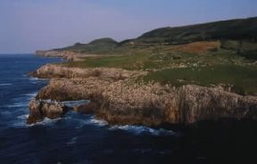 Asturie. La costa cantabrica presso Cabo Prieto.De Agostini Picture Library/A. Vergani
