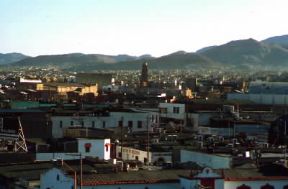 Ciudad Juarez. Veduta della cittÃ  messicana.De Agostini Picture Library/G. SioÃ«n