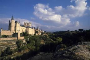 Spagna . L'AlcÃ¡zar di Segovia, risalente al sec. XI.De Agostini Picture Library/A. Vergani
