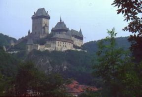 Cecoslovacchia. Il castello di Karlstejn, eretto negli anni 1348-65.De Agostini Picture Library/C. Sappa