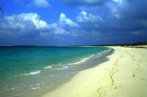 Costa dell'isola East Caicos nell'Oceano Atlantico.De Agostini Picture Library / A. Vergani