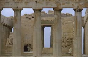 Cella del Partenone sull'Acropoli di Atene.De Agostini Picture Library/A. Vergani