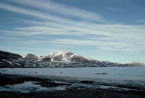Isola di Baffin. Veduta dell'isola e dell'omonima baia.De Agostini Picture Library/M. Bertinetti