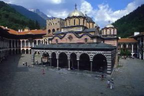 Rila. Il monastero ortodosso di origine medievale.De Agostini Picture Library/A. Vergani