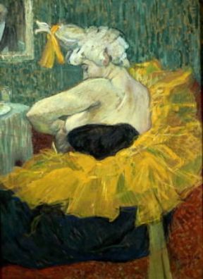Henri de Toulouse-Lautrec. Cha-U-Kao in camerino (Parigi, MusÃ©e d'Orsay).De Agostini Picture Library/G. Dagli Orti