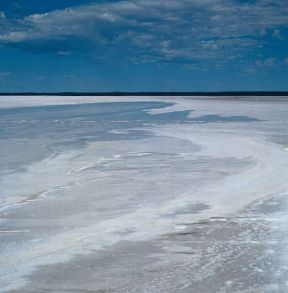 Australia Occidentale. Veduta del lago salato Lefroy.De Agostini Picture Library / N. Cirani