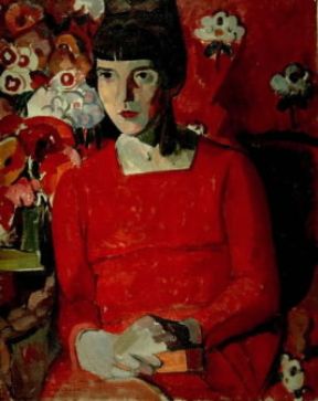 Katherine Mansfield in un ritratto di Anne Estelle Rice (Wellington, National Gallery).Wellington, National Gallery