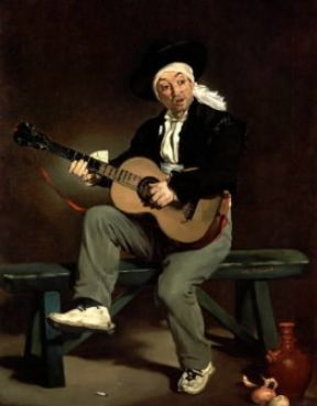 Edouard Manet. Spagnolo che suona la chitarra (New York, Metropolitan Museum).New York, Metropolitan Museum