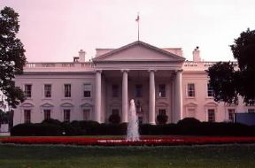 Washington. La Casa Bianca, residenza del presidente degli Stati Uniti.De Agostini Picture Library/G. Mermet