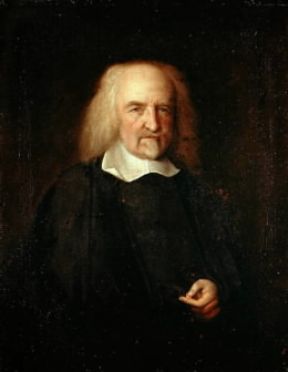 Thomas Hobbes in un ritratto di J.M. Wright (Londra, National Portrait Gallery).Londra, National Portrait Gallery