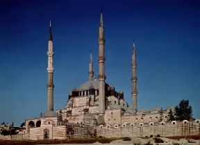 Edirne . Moschea di Selim II, costruita (1569-75) dall'architetto Sinan.De Agostini Picture Library/Ara Guler