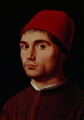 Antonello da Messina. Autoritratto (Londra, National Gallery).De Agostini Picture Library/M. Carrieri