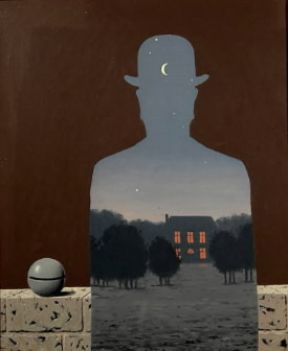 Surrealismo. Il donatore felice di R. Magritte (Bruxelles, MusÃ©e d'Ixelles).De Agostini Picture Library/A. Dagli Orti