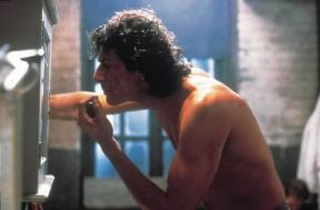 David Cronenberg. Una scena del film La mosca con J. Goldblum.De Agostini Picture Library.