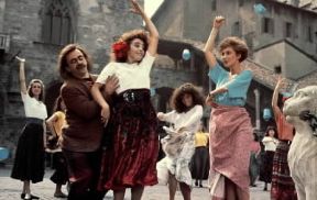 Maurizio Nichetti in una scena del film Ladri di saponette (1988).De Agostini Picture Library