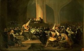Francisco Goya y Lucientes. Tribunale di Inquisizione (Madrid, Academia de San Fernando).De Agostini Picture Library / G. Dagli Orti