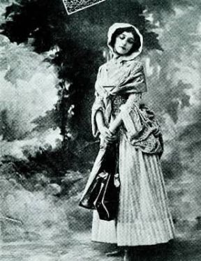 Lina Cavalieri in una foto dell'epoca (Parigi, MusÃ©e des Arts DÃ©coratifs).De Agostini Picture Library/G. Dagli Orti