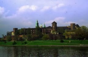 Cracovia. Veduta del castello di Wawel.De Agostini Picture Library / W. Buss