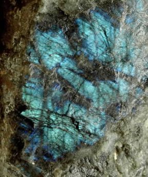 Labradorite. Un campione del minerale.De Agostini Picture Library/Photo 1