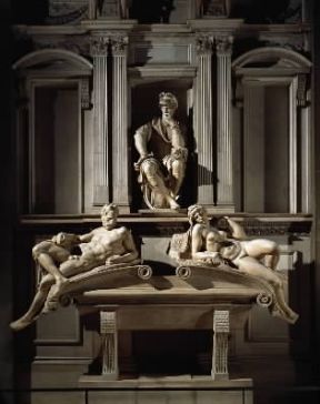 Funerario. Tomba di Lorenzo de' Medici realizzata da Michelangelo (Firenze, chiesa di S. Lorenzo).De Agostini Picture Library/G. Dagli Orti