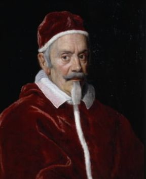 Alessandro VII in un ritratto di G. B. Gauli (Stoccolma, Castello di Gripsholm).De Agostini Picture Library/A. Dagli Orti