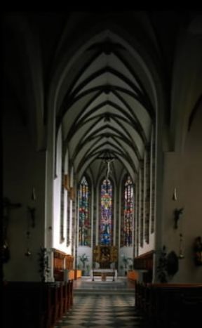 Bolzano. Interno della chiesa dei Francescani.De Agostini Picture Library/G. Veggi