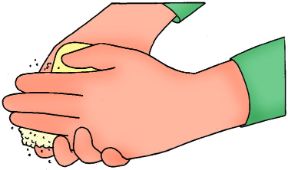 Ferita semplice: pulizia delle mani del soccorritore. Ferite semplici ed escoriazioni. Lavatevi accuratamente le mani e disinfettatele prima di procedere alla pulizia della ferita.