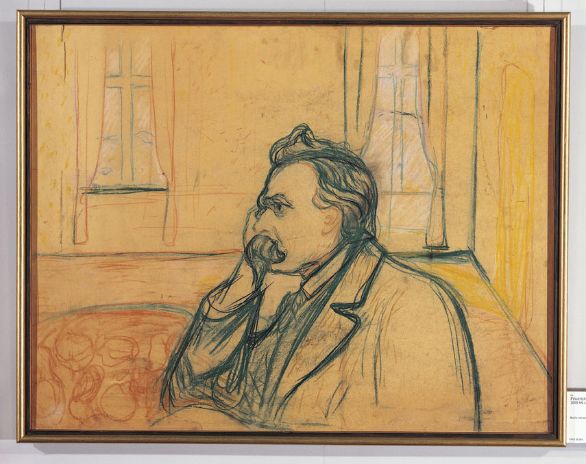 Nietzsche ritratto da Munch Friedrich frequenta il liceo di Pforta e con degli amici fonda l'associazione 