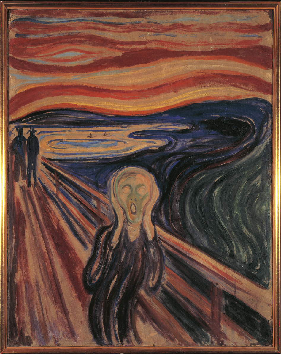L'urlo, Edvard Munch, olio, tempera e pastello su cartone, 1893 È il 2004 quando 
