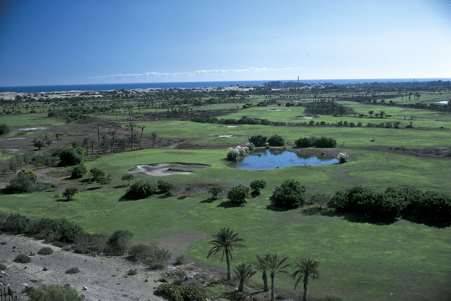 Campo da golf a Maspalomas Campo da golf a Maspalomas, Gran Canaria, Isole Canarie, Spagna.
© De Agostini Picture Library.
