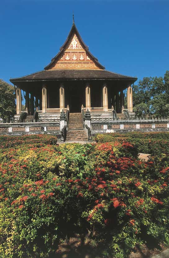 Laos, tempio Vat Phrakeo Laos - Vientiane (Viangchan), il tempio Buddhista Vat Phrakeo.
© De Agostini Picture Library
