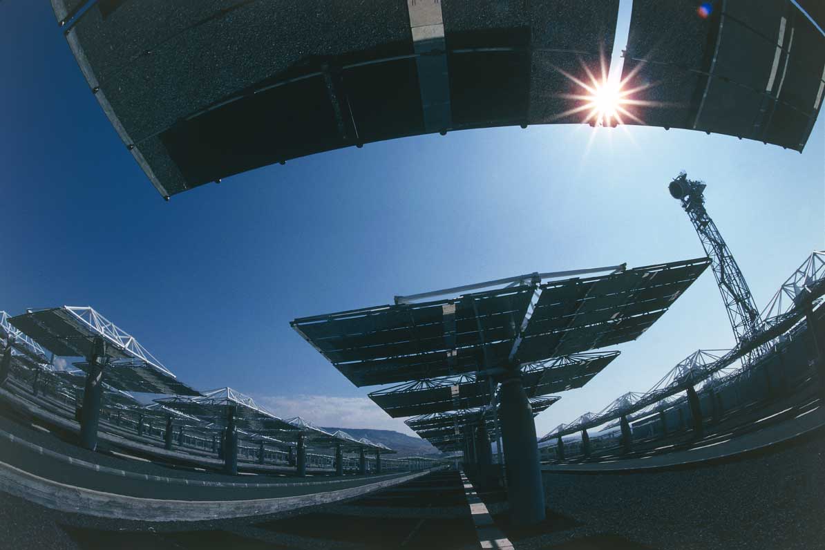 Centrale solare di Adrano, Sicilia Centrale solare, Sicilia, Adrano (CT).
© De Agostini Picture Library.