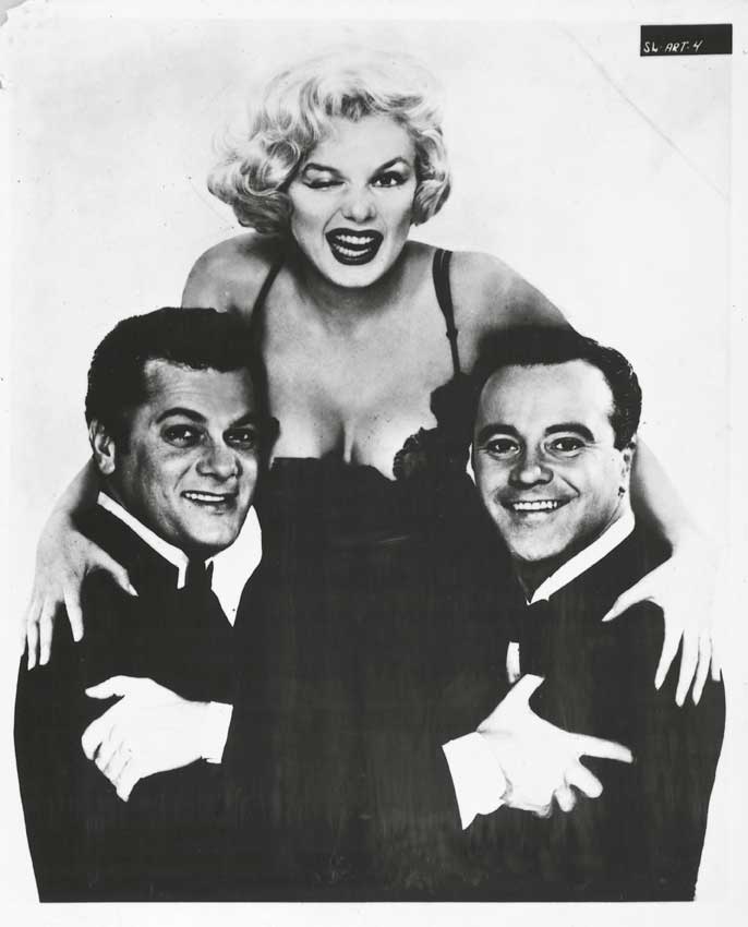 Lemmon, Tony Curtis e Marilyn Monroe, 'a qualcuno piace caldo' 