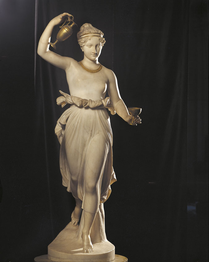 Ebe Dea figlia di Zeus ed Era, assieme alle Ore e alle Muse danzava al suono della lira di Apollo ed era la coppiera degli dei.