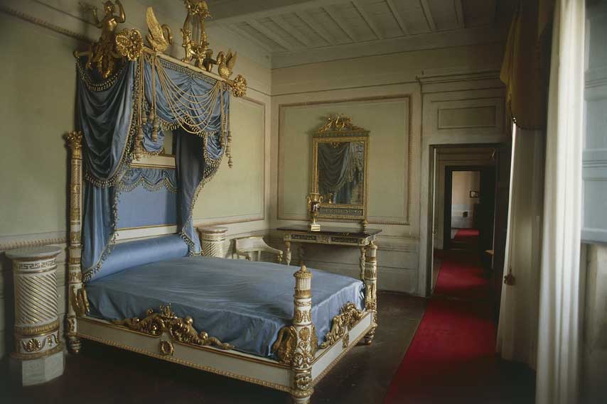 Camera da letto di Napoleone, Portoferraio Camera da letto di Napoleone, presso la Palazzina dei Mulini, Portoferraio, Isola d'Elba.
© De Agostini Picture Library.