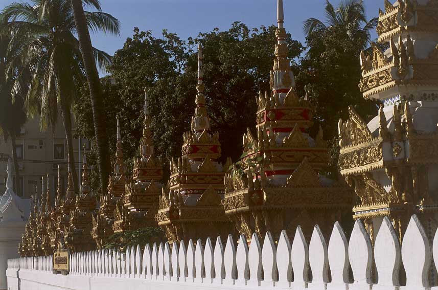 Laos, Tempio Vat Chan Laos - Vientiane (Viangchan), il tempio buddhista Vat Chan.
© De Agostini Picture Library
